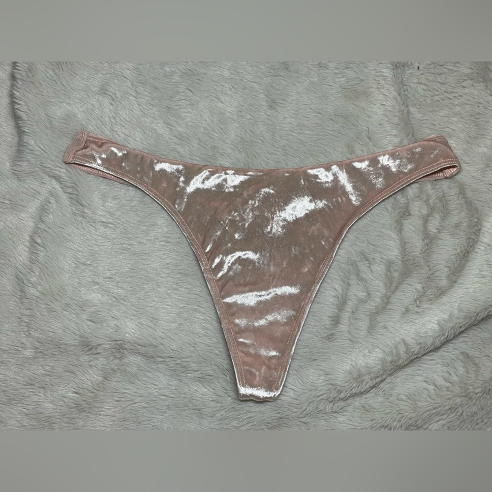 PINK Velvet Thong